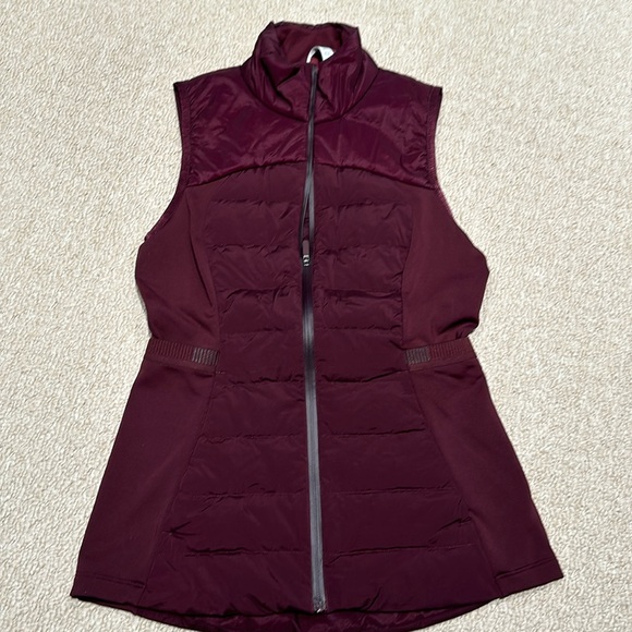 Lululemon down vest burgundy colour. - Picture 1 of 5